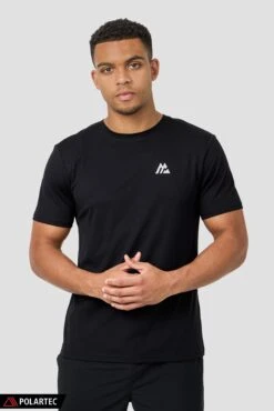 Peak Gridded Polartec® T-Shirt - Black