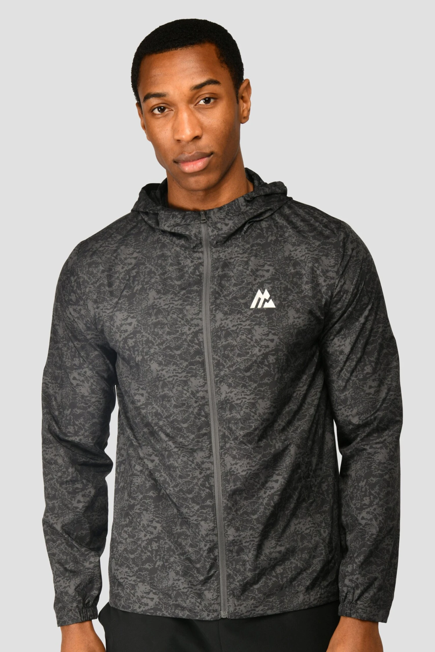 Alto Printed Jacket - Jet Grey/Black Alto Printed Jacket - Jet Grey/Black -MONTIREX CLOHTING SALE ALTO PRINTED JACKET BLACK JET GREY close front scaled