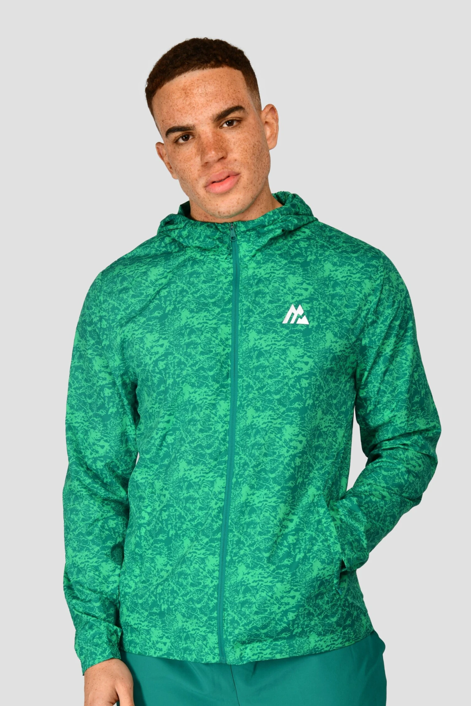 Alto Printed Jacket - Mountain Meadow/Deep Sea Alto Printed Jacket - Mountain Meadow/Deep Sea -MONTIREX CLOHTING SALE ALTO PRINTED JACKET MOUNTAIN MEADOW DEEP SEA close front scaled