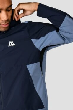 Atmos Wind Jacket - Midnight Blue/Steel Blue -MONTIREX CLOHTING SALE ATMOS WIND JACKET MIDNIGHT BLUE STEEL BLUE underarm zip 2