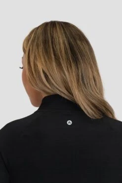 Breathe 1/4 Zip - Black 5 Breathe 1/4 Zip - Black -MONTIREX CLOHTING SALE BREATHE 1 4 ZIP BLACK back detail