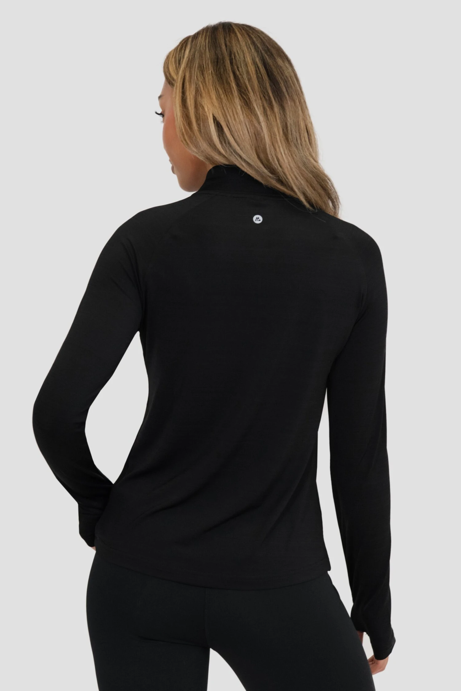 Breathe 1/4 Zip - Black Breathe 1/4 Zip - Black -MONTIREX CLOHTING SALE BREATHE 1 4 ZIP BLACK close back scaled