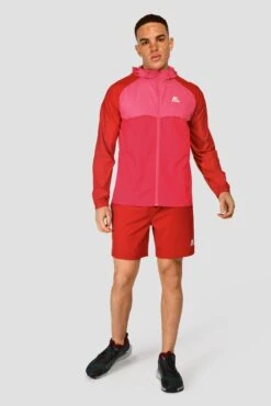 Breeze Windbreaker - Burgundy/Rouge/Hibiscus 4 Breeze Windbreaker - Burgundy/Rouge/Hibiscus -MONTIREX CLOHTING SALE BREEZE WINDBREAKER BURGUNDY ROUGE HIBISCUS front