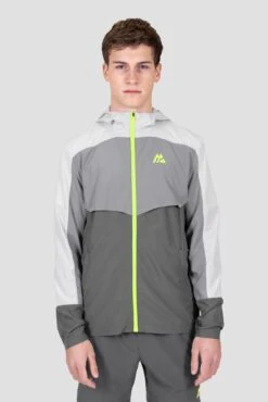 Breeze 2.0 Windbreaker - Grey/OG Neon