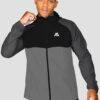 Breeze Windbreaker - Asphalt/Black/Cement Grey -MONTIREX CLOHTING SALE BREEZEWINDBREAKER closefront