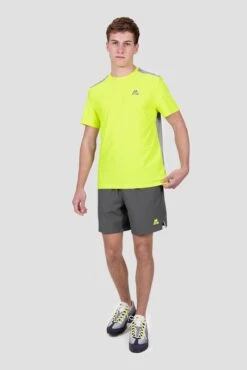 Charge 2.0 T-Shirt - OG Neon/Platinum Grey -MONTIREX CLOHTING SALE CHARGE T SHIRT SAFETY YELLOW MONUMENT 3