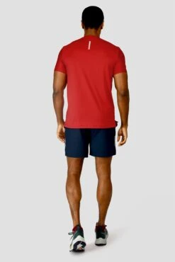 Charge T-Shirt - Burgundy 5 Charge T-Shirt - Burgundy -MONTIREX CLOHTING SALE CHARGE TEE BURGUNDY back