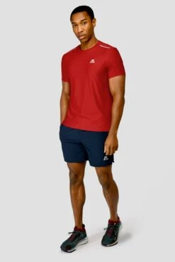 Charge T-Shirt - Burgundy 4 Charge T-Shirt - Burgundy -MONTIREX CLOHTING SALE CHARGE TEE BURGUNDY front