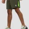 Cube Short - Elm/Neon Green
