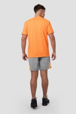 Cube T-Shirt - Ice Tango -MONTIREX CLOHTING SALE CUBE T SHIRT ORANGE POP FULL BACK 140702b1 5f8f 49b5 b914 76dacef282cc