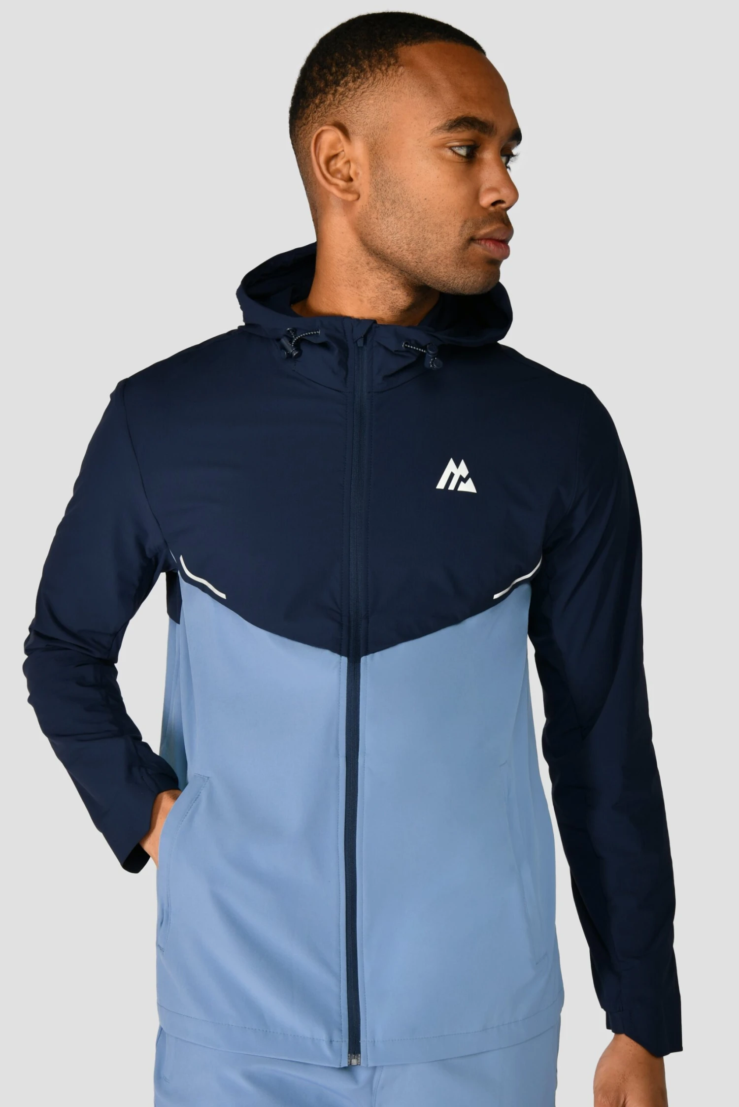 Curve 2.0 Jacket - Midnight Blue/Steel Blue Curve 2.0 Jacket - Midnight Blue/Steel Blue -MONTIREX CLOHTING SALE CURVE 2.0 JACKET MIDNIGHT BLUE STEEL BLUE Close front scaled