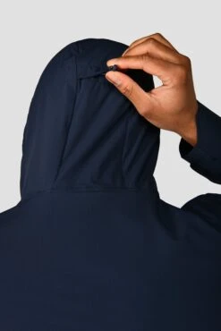 Curve 2.0 Jacket - Midnight Blue/Steel Blue 8 Curve 2.0 Jacket - Midnight Blue/Steel Blue -MONTIREX CLOHTING SALE CURVE 2.0 JACKET MIDNIGHT BLUE STEEL BLUE Hood toggle detail