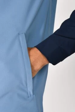 Curve 2.0 Jacket - Midnight Blue/Steel Blue 9 Curve 2.0 Jacket - Midnight Blue/Steel Blue -MONTIREX CLOHTING SALE CURVE 2.0 JACKET MIDNIGHT BLUE STEEL BLUE sleeve detail