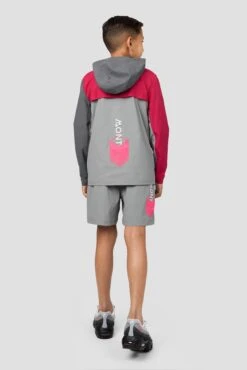Boys MTX Run Jacket - Platinum Grey/Slate Grey/Pomegranate -MONTIREX CLOHTING SALE CWg2A8SkPwGnezOScn247TTdx2CSlacY kOY Bk3z g