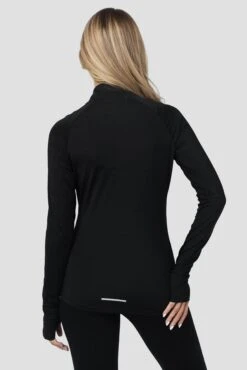 Draft 1/4 Zip - Black -MONTIREX CLOHTING SALE DRAFT 1 4 ZIP BLACK BEAUTY CB