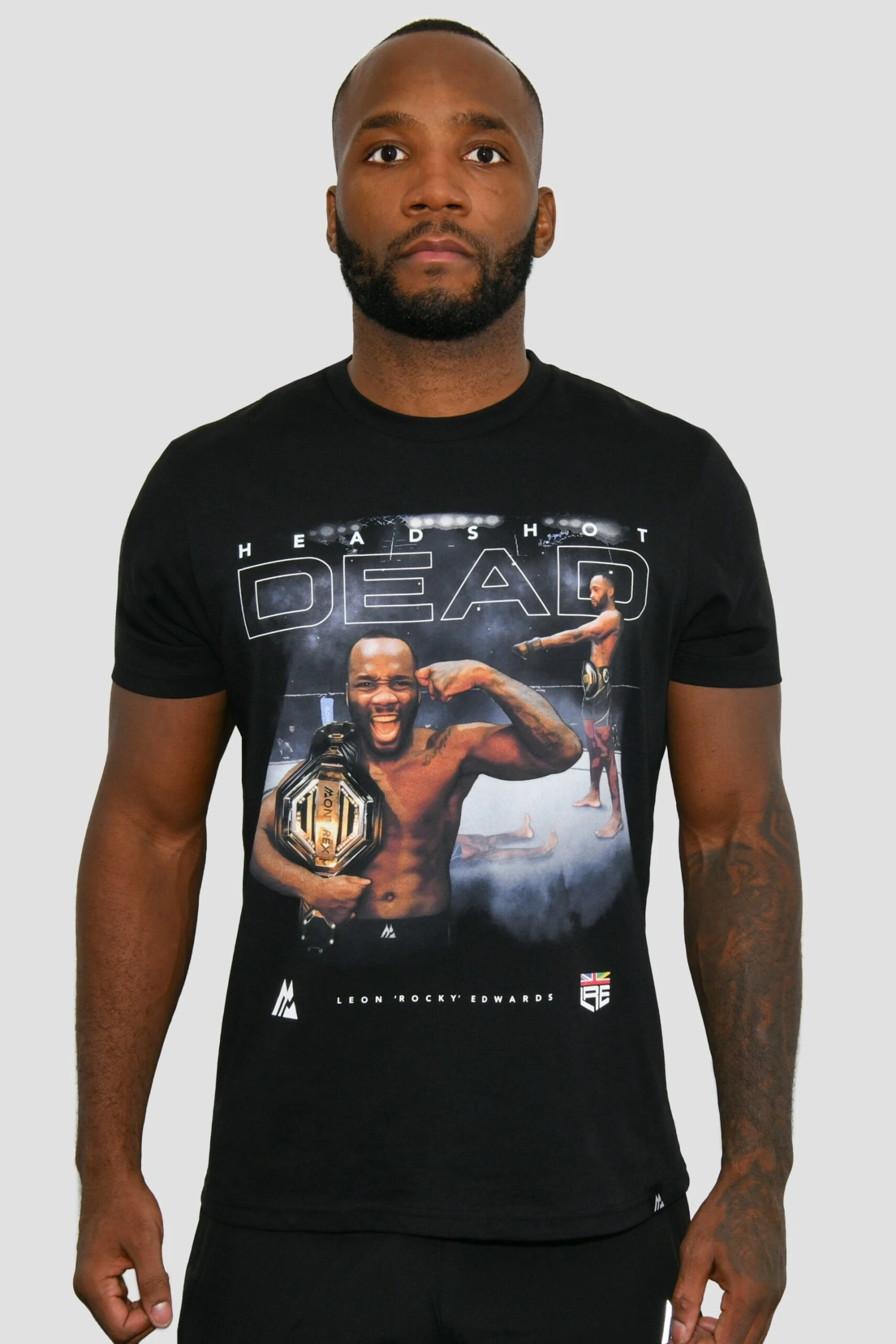 Leon Edwards Head Shot T-Shirt - Black Leon Edwards Head Shot T-Shirt - Black -MONTIREX CLOHTING SALE DSC 6626 1 scaled