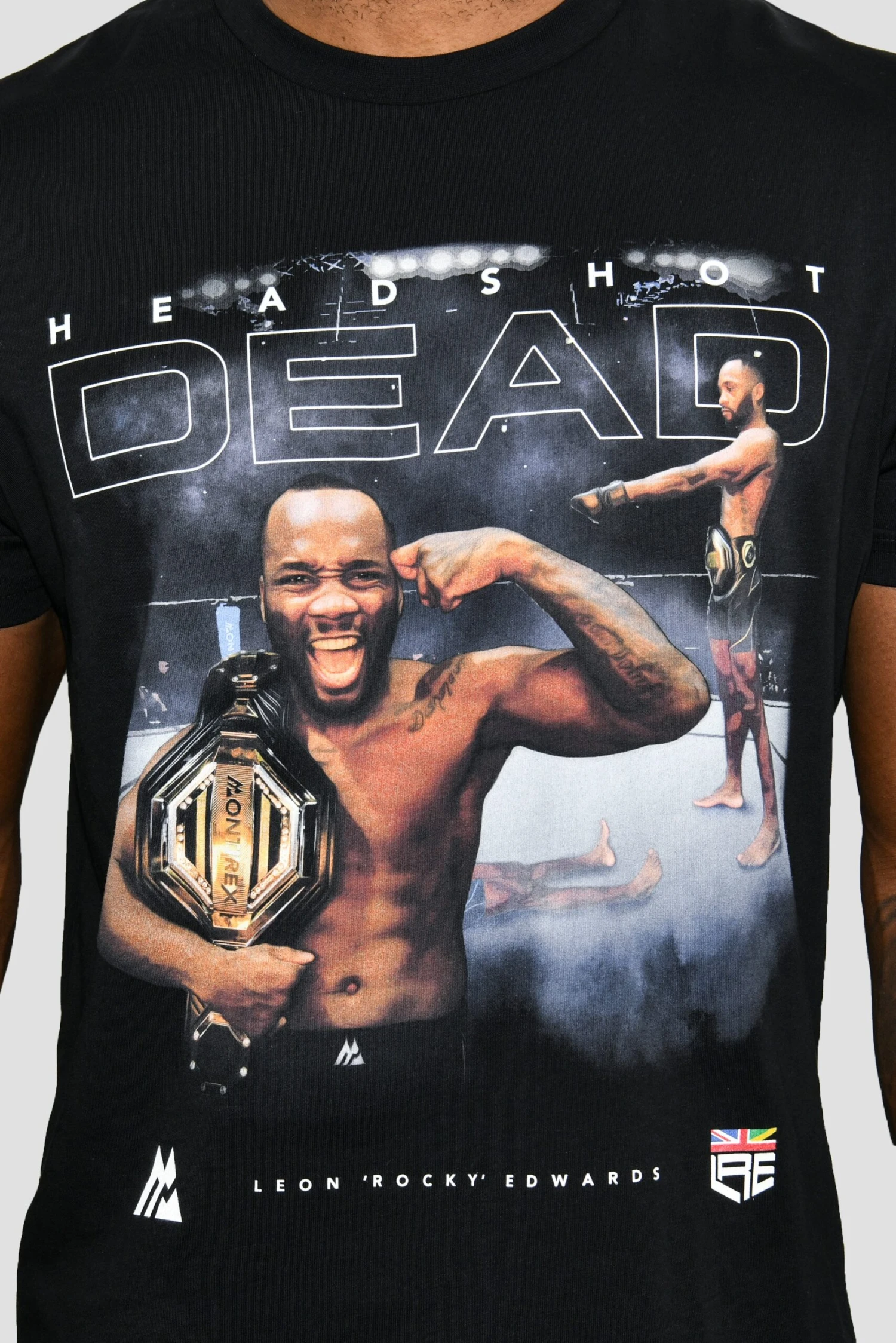Leon Edwards Head Shot T-Shirt - Black Leon Edwards Head Shot T-Shirt - Black -MONTIREX CLOHTING SALE DSC 6634 1 scaled