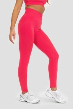 Evolve 2.0 Seamless Legging - Strawberry Soda -MONTIREX CLOHTING SALE EVOLVE 2.0 SEAMLESS LEGGING RASPBERRY close side other