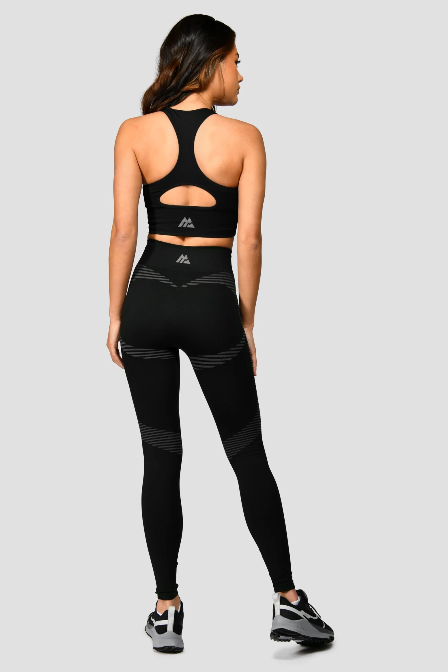 Energy Seamless Bra Top - Black/Cement Grey Energy Seamless Bra Top - Black/Cement Grey -MONTIREX CLOHTING SALE Energy Seamless Bra Top Black Cement Grey back scaled