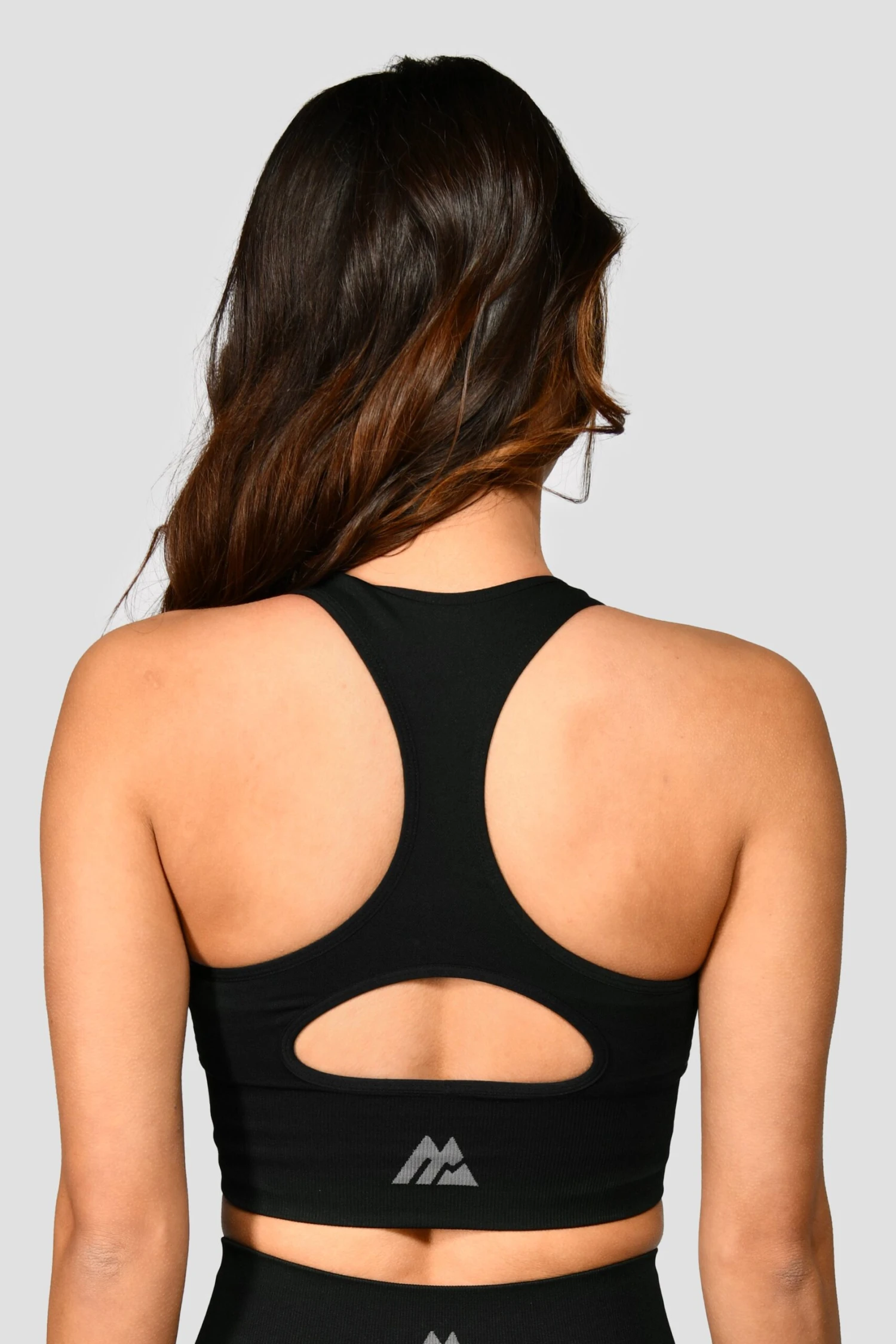 Energy Seamless Bra Top - Black/Cement Grey Energy Seamless Bra Top - Black/Cement Grey -MONTIREX CLOHTING SALE Energy Seamless Bra Top Black Cement Grey close back scaled