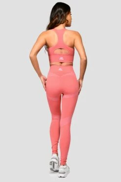 Energy Seamless Bra Top - Rose Pink/Orchid Pink -MONTIREX CLOHTING SALE Energy Seamless Bra Top Rose Pink Orchid Pink back