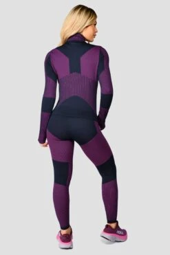 Energy 2.0 Seamless 1/4 Zip - Midnight Blue/Magenta -MONTIREX CLOHTING SALE Energy2.0Seamless1 4Zip MidnightBlue Magenta back