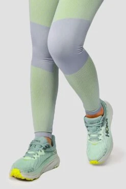 Energy 2.0 Seamless Legging - Cadet Grey/OG Neon -MONTIREX CLOHTING SALE Energy2.0SeamlessLegging CadetGrey OgNeon detail2