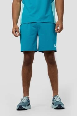 Flex Short - Aisen/Atlantic/Peyto 4 Flex Short - Aisen/Atlantic/Peyto -MONTIREX CLOHTING SALE FLEX SHORT FJORD BLUE CLOSE FRONT
