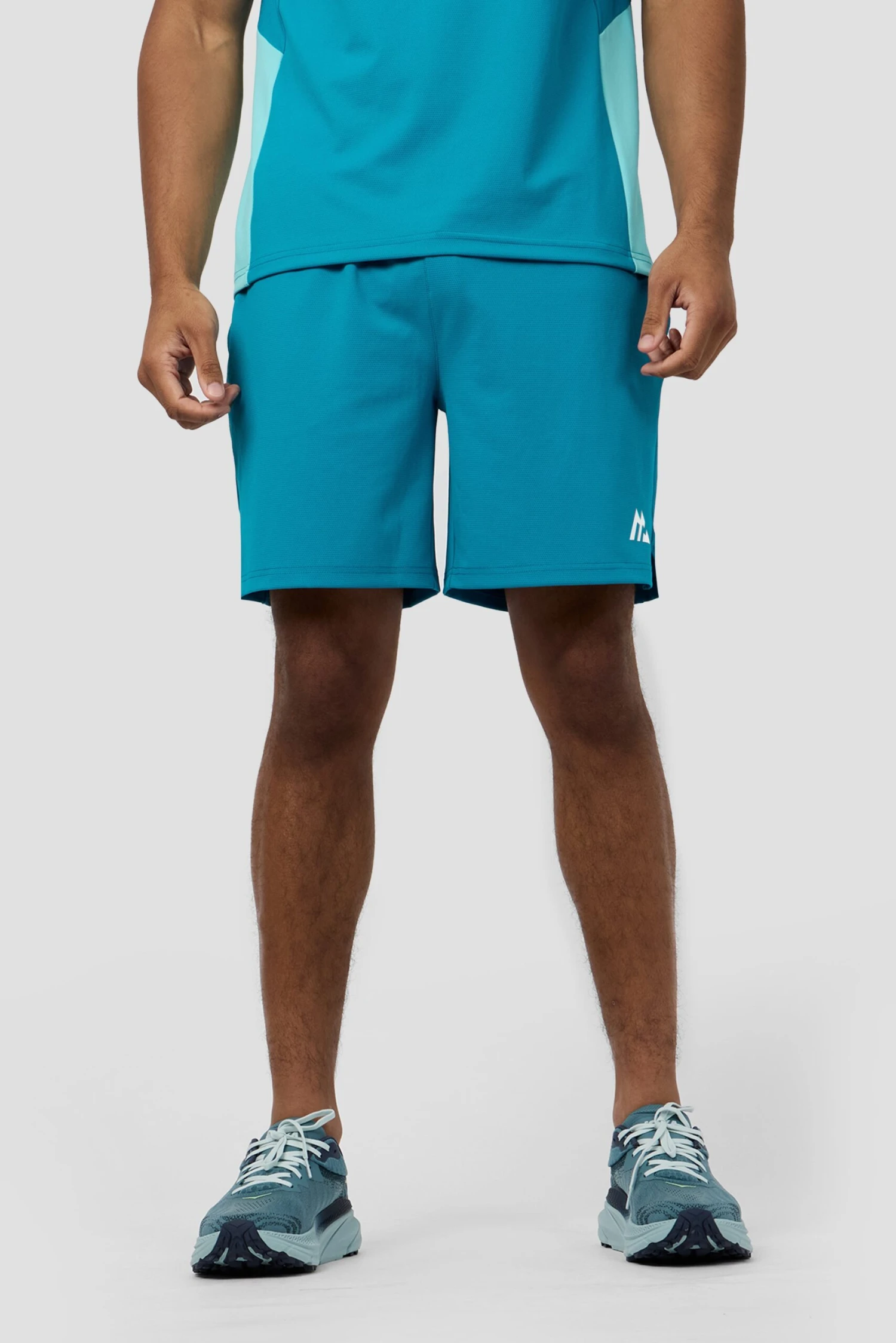 Flex Short - Aisen/Atlantic/Peyto Flex Short - Aisen/Atlantic/Peyto -MONTIREX CLOHTING SALE FLEX SHORT FJORD BLUE CLOSE FRONT scaled