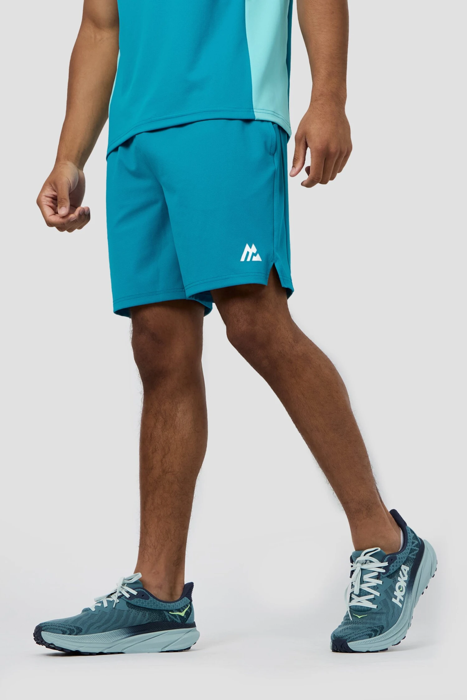 Flex Short - Aisen/Atlantic/Peyto Flex Short - Aisen/Atlantic/Peyto -MONTIREX CLOHTING SALE FLEX SHORT FJORD BLUE LOGO SIDE scaled