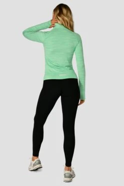 Women's Trail 2.0 1/4 Zip - Green Multi -MONTIREX CLOHTING SALE FLORIDA KEYS ICE GREEN BROOK GREEN TRAIL 2.0 1 4 ZIP back