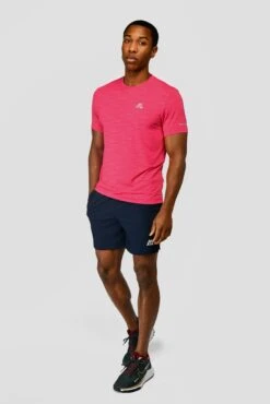 Fly 2.0 T-Shirt - Hibiscus/Fiery Orange/Rouge -MONTIREX CLOHTING SALE FLY 2.0 TEE HIBISCUS FIERY ORANGE ROUGE front