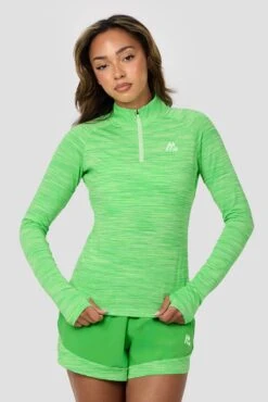 Women's Trail 1/4 Zip - Green Multi