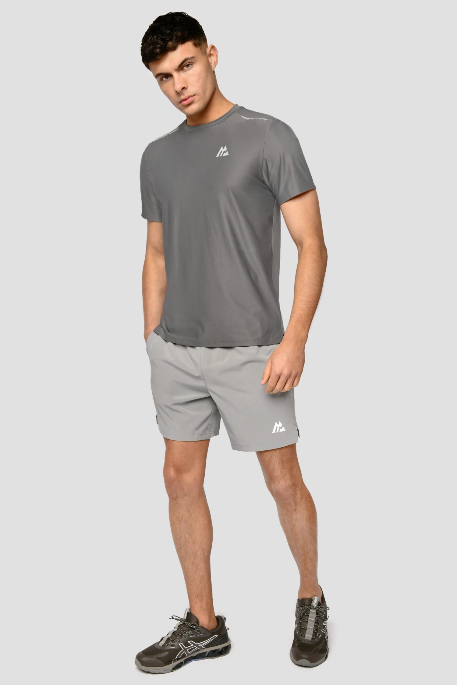 Fly 2.0 Short - Platinum Grey Fly 2.0 Short - Platinum Grey -MONTIREX CLOHTING SALE Fly Shorts Platinum Grey Full Front scaled