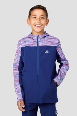 Boys Trail Windbreaker - Blue/Pink/White