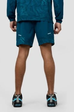 Geo M Print Short - Abyssal 5 Geo M Print Short - Abyssal -MONTIREX CLOHTING SALE GEO M PRINT SHORT SAILOR BLUE CLOSE BACK