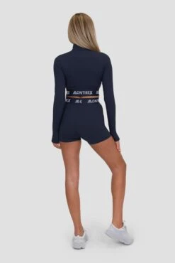 Icon 1/4 Zip - Midnight Blue -MONTIREX CLOHTING SALE ICON 1 4 ZIP NAVY full back