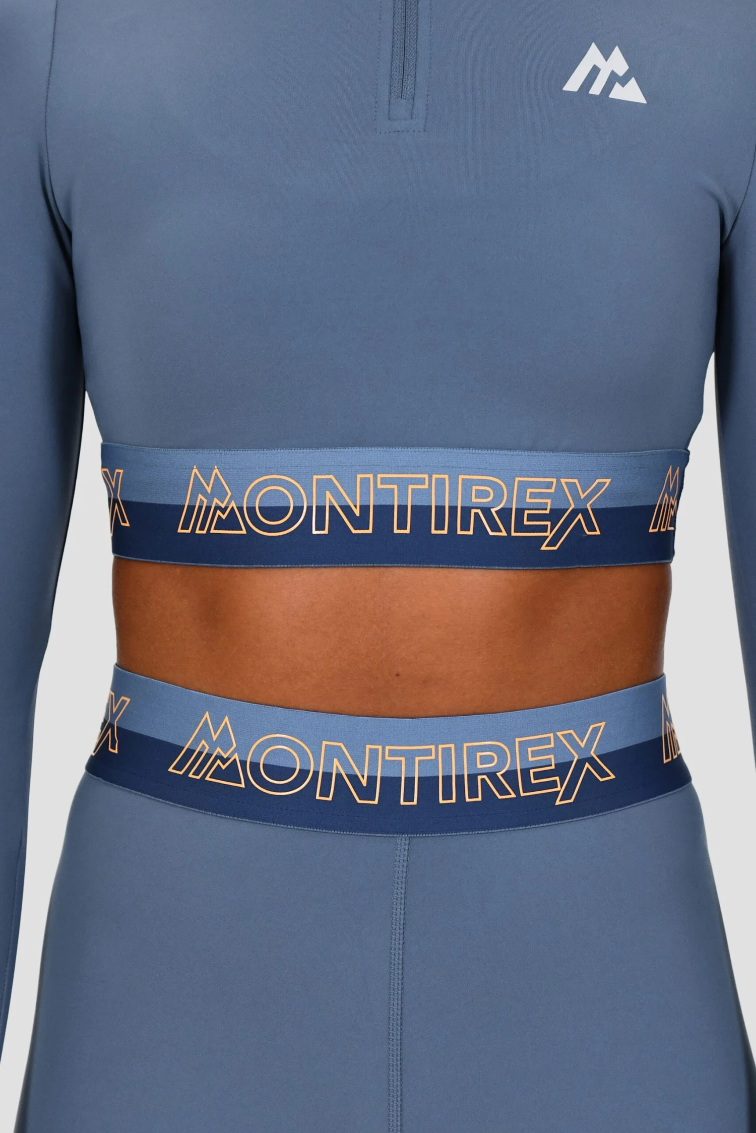 Icon Contrast 1/4 Zip - Greyed Indigo/Province/Agency Icon Contrast 1/4 Zip - Greyed Indigo/Province/Agency -MONTIREX CLOHTING SALE ICON CONTRAST 2.0 1 4 ZIP GREYED INDIGO PROVINCE AGENCY band detail scaled