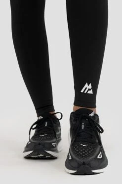 Icon Full Length Legging - Black -MONTIREX CLOHTING SALE ICON FULL LENGTH LEGGING BLACK Front Logo