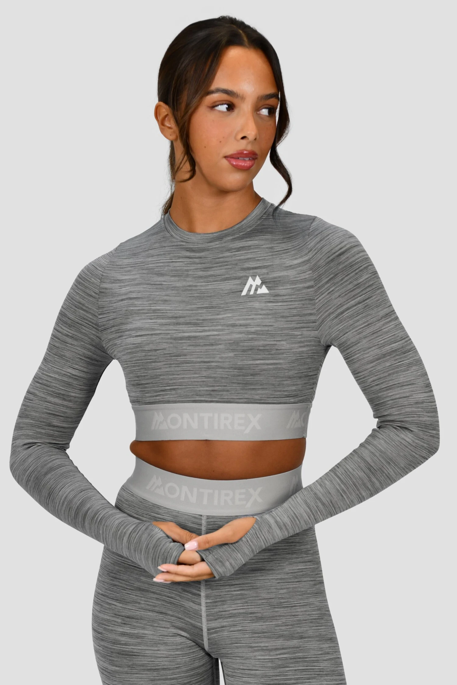 Icon Lite Long Sleeve Crop Top - Basalt/Nocturnal/Storm Icon Lite Long Sleeve Crop Top - Basalt/Nocturnal/Storm -MONTIREX CLOHTING SALE ICON LITE LS CROP BASALT NOCTURNAL STORM close front scaled
