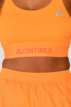 Women's Icon Strappy Bra Top - Ice Tango -MONTIREX CLOHTING SALE ICON STRAPPY BRA TOP ICE TANGO band detail