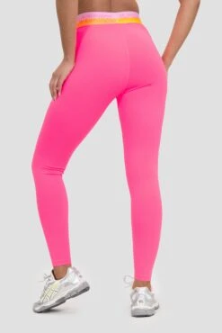 Icon Contrast 2.0 Legging - Neon Pink/Ice Tango/Pink Sugar -MONTIREX CLOHTING SALE ICONCONTRAST2.0LEGGING KNOCKOUTPINK ORANGEPOP BONBON CloseBack v3