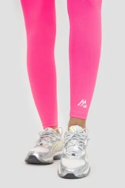 Icon Contrast 2.0 Legging - Neon Pink/Ice Tango/Pink Sugar -MONTIREX CLOHTING SALE ICONCONTRAST2.0LEGGING KNOCKOUTPINK ORANGEPOP BONBON LogoDetail v3