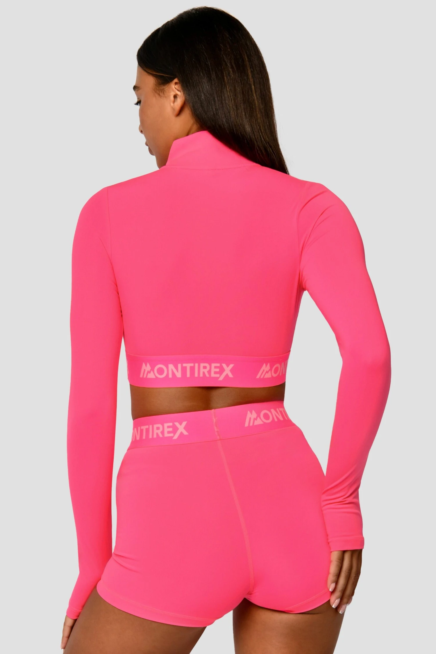 Icon 1/4 Zip - Neon Pink Icon 1/4 Zip - Neon Pink -MONTIREX CLOHTING SALE Icon 1 4 Zip Top Neon Pink Close Back scaled