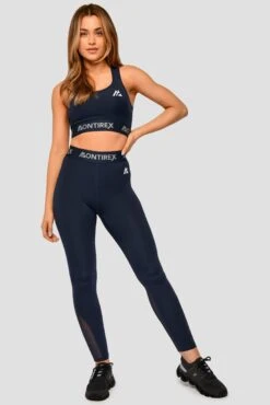 Icon Bra Top - Midnight Blue -MONTIREX CLOHTING SALE Icon Bra Top Midnight Blue Full Front