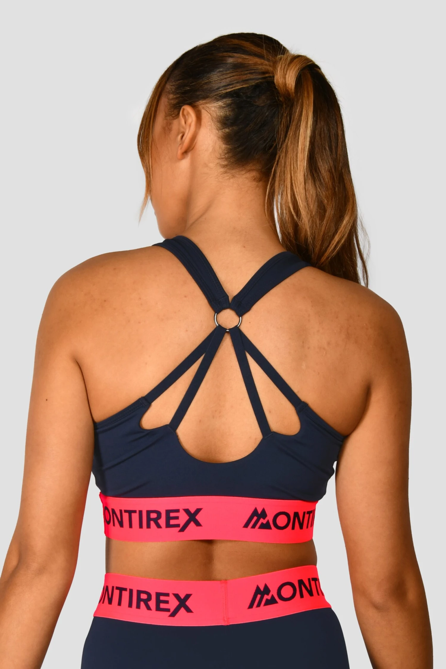 Icon Contrast Bra Top - Midnight Blue/Shocking Pink Icon Contrast Bra Top - Midnight Blue/Shocking Pink -MONTIREX CLOHTING SALE Icon Contrast Bra Top Midnight Blue Shocking Pink close back scaled