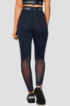 Icon Full Length Legging - Midnight Blue -MONTIREX CLOHTING SALE Icon Full Length Legging Midnight Blue Close Back