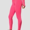 Icon Full Length Legging - Neon Pink -MONTIREX CLOHTING SALE Icon Full Length Legging Neon Pink Side Logo