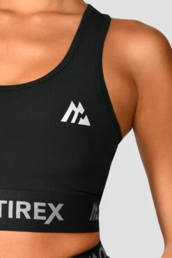 Icon Sports Bra - Black -MONTIREX CLOHTING SALE IconBraTop Black close
