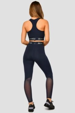 Icon Bra Top - Midnight Blue -MONTIREX CLOHTING SALE IconBraTop MidnightBlue FullBack